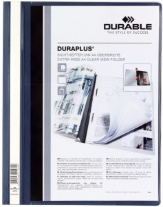 DURABLE chemise à lamelles DURAPLUS, format A4, noir,
