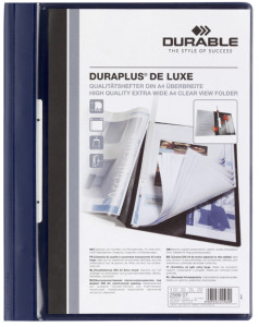 DURABLE Chemises à lamelles DURAPLUS de Luxe, format A4