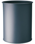 DURABLE corbeille METALL, rond, 15 litres, noir DURABLE corbeille METALL, rond, 15 litres, noir
