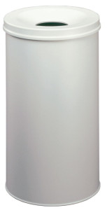 DURABLE corbeille à papier SAFE ROND 65, 60 litres, gris