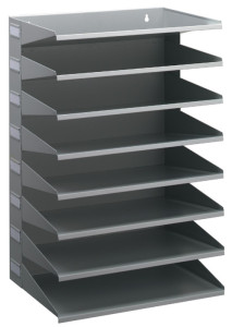DURABLE module de classement Business, 8 compartiments, gris
