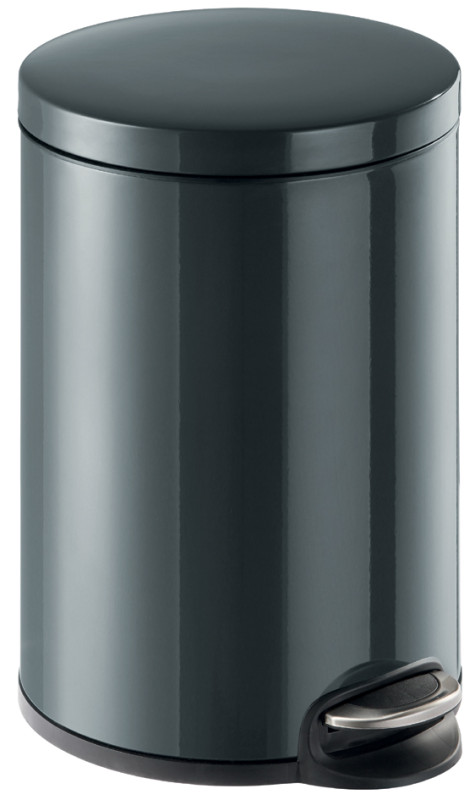 DURABLE métal Poubelle à pédale, rond, de 20 litres, anthracite