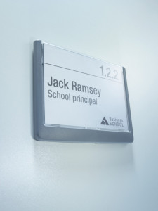 DURABLE Plaque de porte CLICK SIGN, (L)149 x (H)105,5 mm