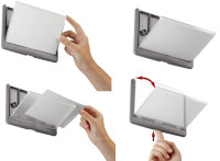 DURABLE Plaque de porte CLICK SIGN, (L)149 x (H)148,5 mm,