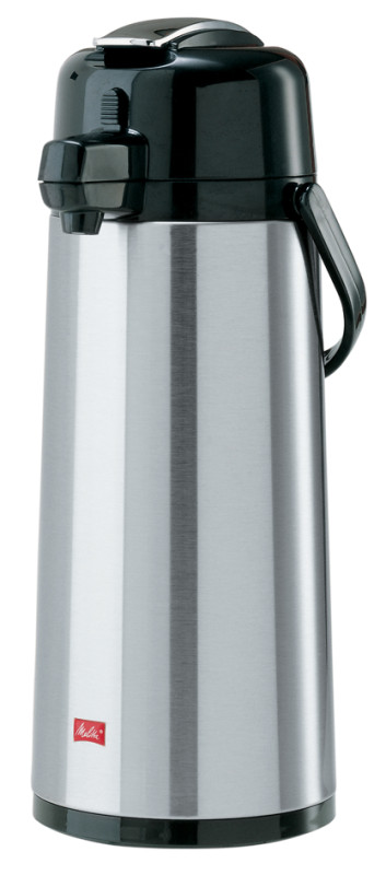 Melitta Verseuse isotherme à pompe, 2,2 litres, argent /noir