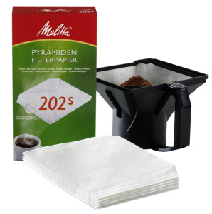 Melitta Filtres à café pyramidal 202s pour machines dans la