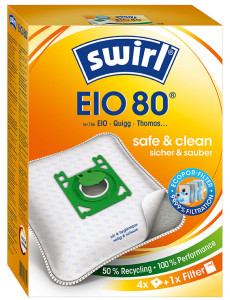 swirl Sac aspirateur EIO 80, avec filtre MicroporPlus