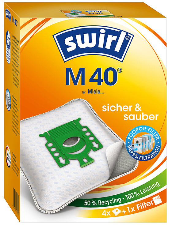 swirl Sac aspirateur M 40, avec filtre  MicroporPlus