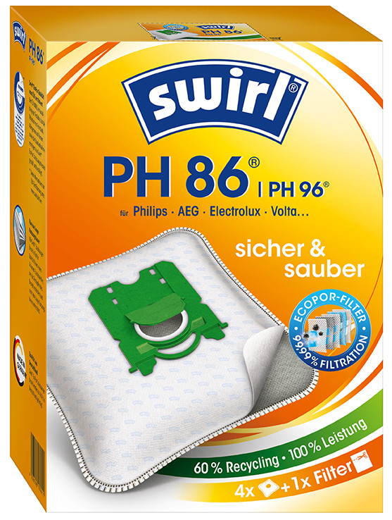 swirl Sac aspirateur PH 86, avec filtre MicroporPlus