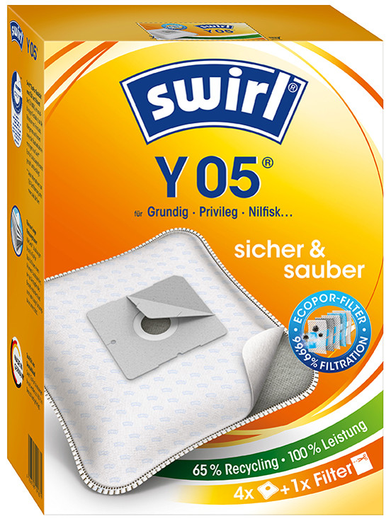 swirl Sac aspirateur Y 05, avec filtre MicroporPlus