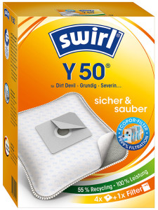 swirl Sac aspirateur Y 50, avec filtre MicroporPlus