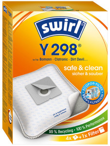 swirl Sac aspirateur Y 298, avec filtre MicroporPlus