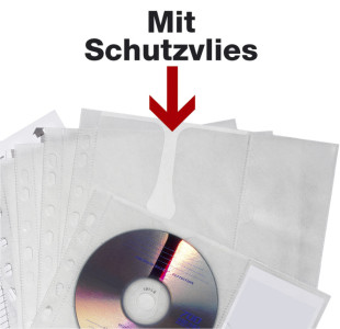 DURABLE Pochette CD-/DVD COVER S, pour 2 CD, PP,156 x 288 mm