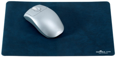 DURABLE tapis de souris, extra plat, bleu foncé marbré