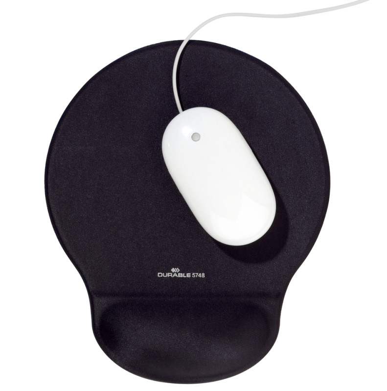 Tapis souris lycra+ gel ergonomique - avec repose-poignet anthracite