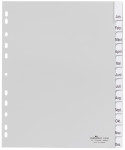 DURABLE chemise à clip en plastique, A4, PP, en 12, gris DURABLE chemise à clip en plastique, A4, PP, en 12, gris