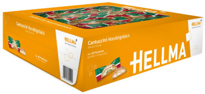 HELLMA Biscuit à l'amande Cantuccini, dans un carton