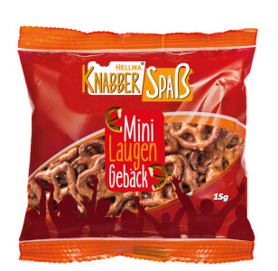 HELLMA Mini bretzel dans des sachets unitaires de 15 g