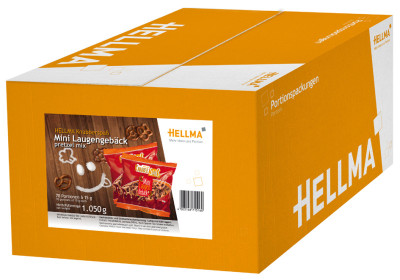 HELLMA Mini bretzel dans des sachets unitaires de 15 g