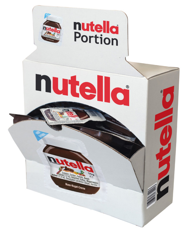 Ferrero Crème pralinée aux noisettes nutella, présentoir en