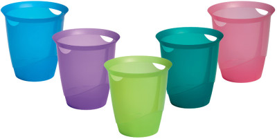 DURABLE corbeille à papier TREND,16litres, lilas translucide