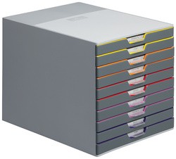 DURABLE Varicolor 10, Module de classement avec 10 tiroirs