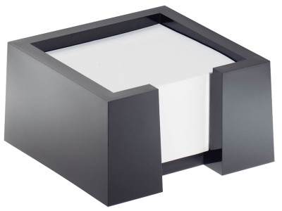 DURABLE Bloc memo CUBO, noir, bloc memo élégant en plastique