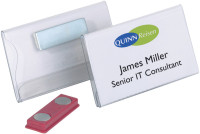 DURABLE Porte-badge à aimant, 90 x 54 mm, transparent DURABLE Porte-badge à aimant, 90 x 54 mm, transparent