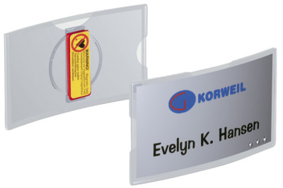 DURABLE Porte-badges KONVEX, avec aimant, 75 x 40 mm