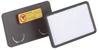 DURABLE Porte-badge Clip-Card, avec aimant, 75 x 40 mm