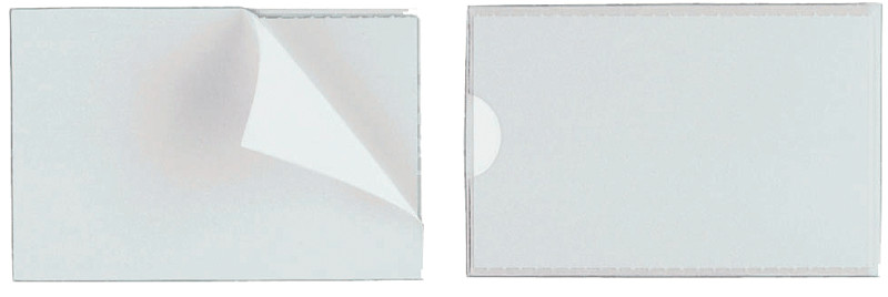 DURABLE POCKETFIX - 10 Enveloppes CD/DVD adhésives - transparent