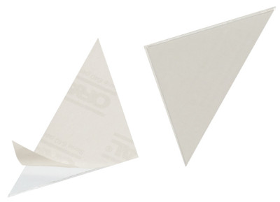DURABLE Pochettes triangulaires CORNERFIX, 125 x 125 mm