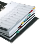 DURABLE Onglets autocollants transparents TABFIX, tranparent