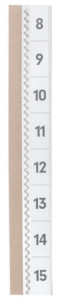 DURABLE onglets autocollants transparents TABFIX,transparent