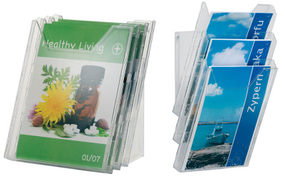 DURABLE Porte-brochures COMBIBOXX A4 set L, transparent