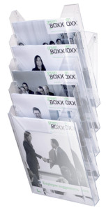 DURABLE porte-brochure COMBIBOXX A4 set XL, transparent