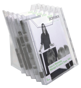 DURABLE porte-brochure COMBIBOXX A4 set XL, transparent