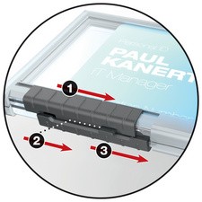 DURABLE Porte-badge PUSHBOX DUO, transparent