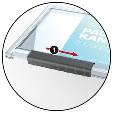 DURABLE Porte-badge PUSHBOX DUO, transparent