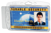 DURABLE Boîte à double compartiment pr badges, boîte endurci DURABLE Boîte à double compartiment pr badges, boîte endurci