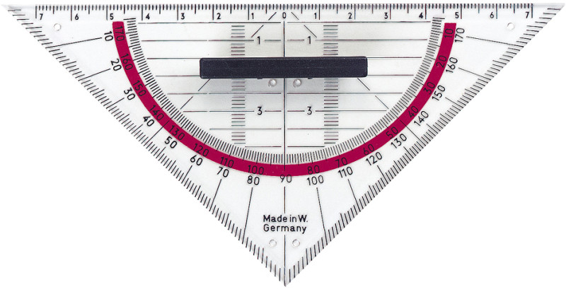 Equerre Géométrique avec poignée - Hypoténuse de 160 mm HERLITZ