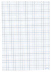 herlitz Bloc pour chevalet de conférence, 20 feuilles quadrillé