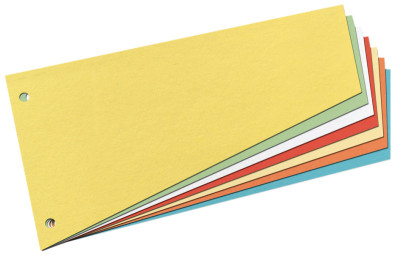 herlitz intercalaires trapézoidales, carton RC dur, jaune