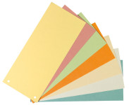 herlitz Intercalaires, pour format A4, en carte lustrée,