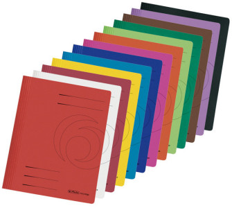 herlitz Chemise à lamelles easy orga, carton Manila, rouge