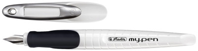 herlitz Stylo plume my.pen, largeur plume: L, noir / blanc