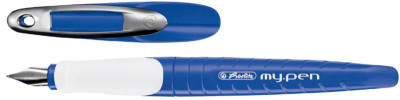 herlitz Stylo plume my.pen, largeur plume: L, noir / blanc