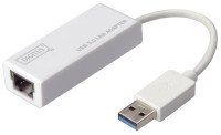DIGITUS Adaptateur USB 3.0 vers Gigabit Ethernet, blanc DIGITUS Adaptateur USB 3.0 vers Gigabit Ethernet, blanc