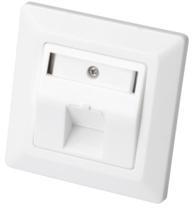 DIGITUS Leerdose für Keystone Module, 1-fach, reinweiß