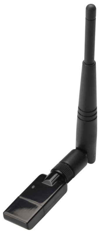 DIGITUS adaptateur USB 2.0 WiFi avec antenne, 300 Mbps
